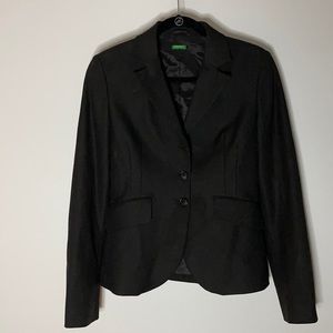 Benetton black blazer - size 8
